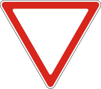 Дорожній знак 2.1 — Дати дорогу