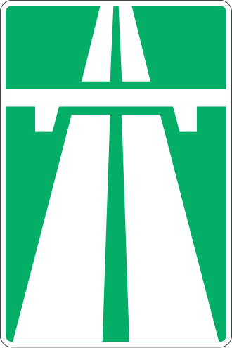 Дорожній знак 5.1 — Автомагістраль