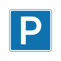 Дорожній знак 5.42.1 — Місце для стоянки