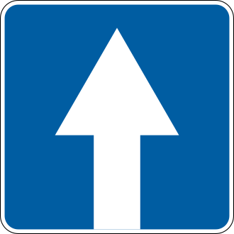 Дорожній знак 5.5 — Дорога з одностороннім рухом
