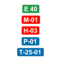 Дорожній знак 5.66 — Номер маршруту (дороги)
