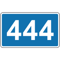 Дорожній знак 5.68 — Кілометровий знак