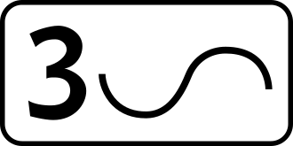 Дорожній знак 7.10 — Кількість поворотів