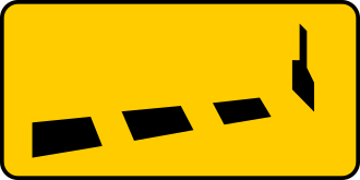Дорожній знак 7.27 — Нанесення розмітки