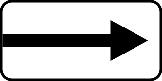 Дорожній знак 7.3.1 — Напрямок дії