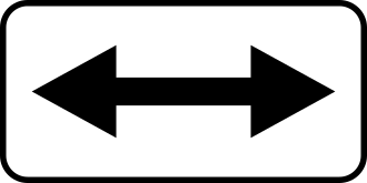 Дорожній знак 7.3.3 — Напрямок дії